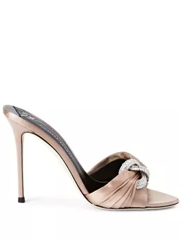 Giuseppe Zanotti мюли Intriigo 105, розовый