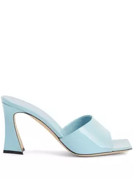 Giuseppe Zanotti мюли Solhene 85 с открытым носком, синий