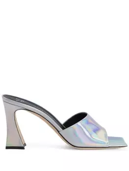 Giuseppe Zanotti мюли Solhene 85, серебристый