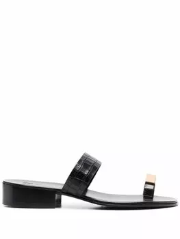 Giuseppe Zanotti сандалии Bardack с ремешками, черный
