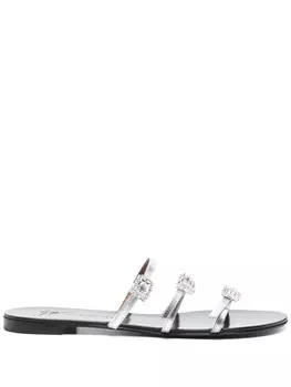 Giuseppe Zanotti сандалии Himari, серебристый
