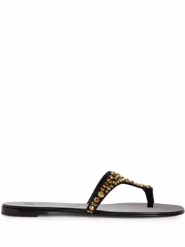 Giuseppe Zanotti сандалии Nebula с заклепками, черный