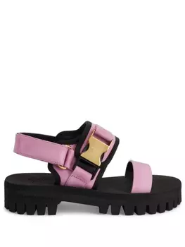 Giuseppe Zanotti сандалии Shyan с пряжками, розовый