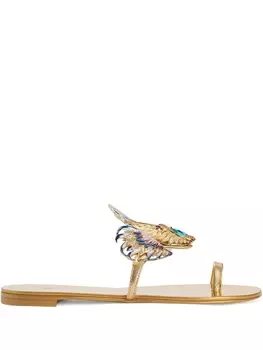 Giuseppe Zanotti сандалии Spipiott, золотистый