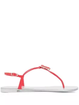 Giuseppe Zanotti сандалии Sybella с Т-образным ремешком, розовый
