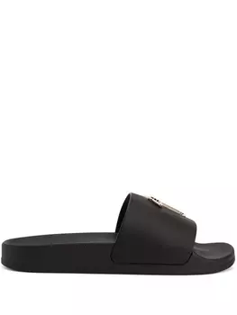 Giuseppe Zanotti шлепанцы Brett, черный