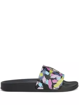 Giuseppe Zanotti шлепанцы Brett с логотипом, разноцветный