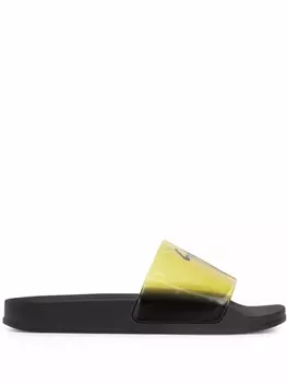 Giuseppe Zanotti шлепанцы Brett, желтый