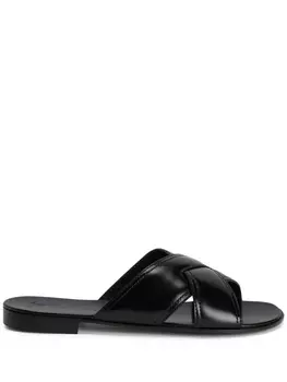 Giuseppe Zanotti шлепанцы Flavio, черный