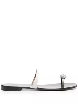 Giuseppe Zanotti шлепанцы Icon Ring, белый