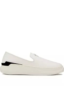 Giuseppe Zanotti слипоны Conley с логотипом, белый