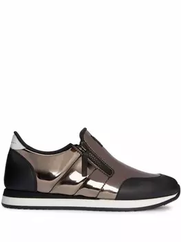 Giuseppe Zanotti слипоны Jimi Zip, серебристый