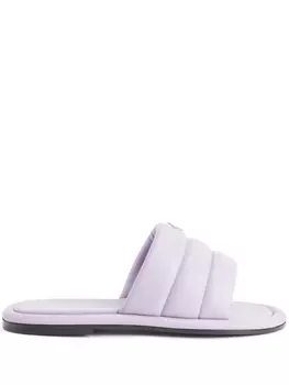 Giuseppe Zanotti стеганые сандалии Harmande, фиолетовый