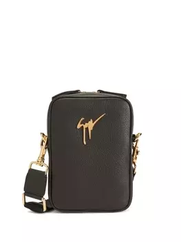 Giuseppe Zanotti сумка-мессенджер Thoby с логотипом Signature, черный