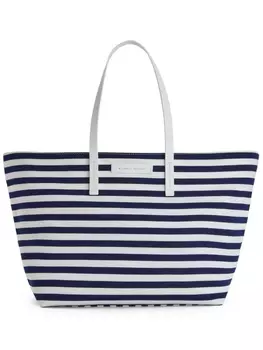 Giuseppe Zanotti сумка-тоут Nilde в полоску, синий