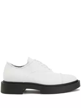Giuseppe Zanotti туфли Adric на платформе с бахромой, белый