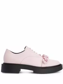 Giuseppe Zanotti туфли Adrik с цепочным декором, розовый