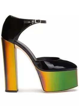 Giuseppe Zanotti туфли Bebe 150 на платформе, черный