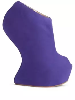 Giuseppe Zanotti туфли Curved Jem 130, синий
