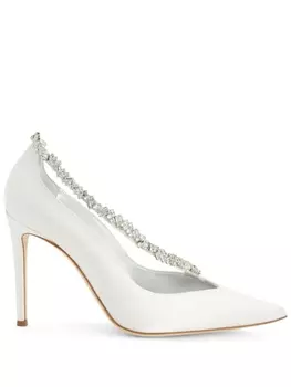Giuseppe Zanotti туфли Filipa 105 с заостренным носком, белый