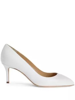 Giuseppe Zanotti туфли Lucrezia 70 с заостренным носком, белый