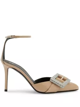 Giuseppe Zanotti туфли Miss Buckle 90, коричневый