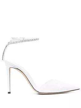 Giuseppe Zanotti туфли с кристаллами, белый