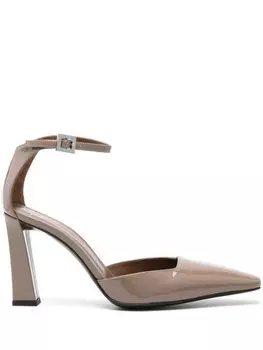 Giuseppe Zanotti туфли с заостренным носком, коричневый