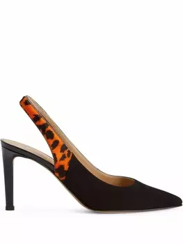 Giuseppe Zanotti туфли Susie Feline 85 с ремешком на пятке, черный