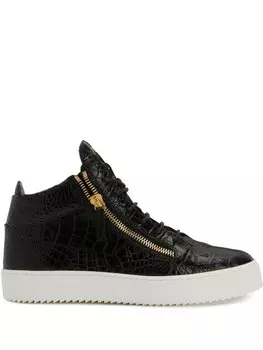 Giuseppe Zanotti высокие кеды, черный