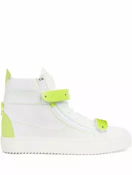 Giuseppe Zanotti высокие кеды Coby, белый