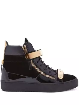 Giuseppe Zanotti высокие кеды Coby, черный