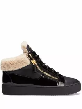 Giuseppe Zanotti высокие кеды Kriss, черный