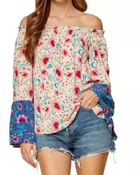 Give You My All Блуза Кремовый Мульти ANDREE BY UNIT