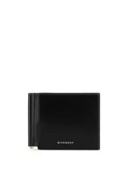 Givenchy 4G кожаный кошелек, черный