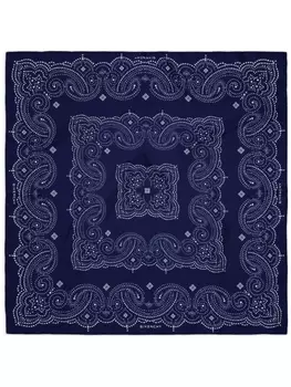Givenchy бандана с принтом, синий