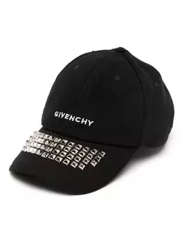Givenchy бейсболка с вышитым логотипом, черный