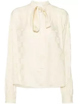 Givenchy блузка с логотипом 4G, нейтральный цвет