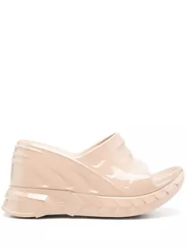Givenchy босоножки Marshmallow на танкетке, розовый