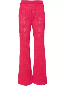 Givenchy брюки ажурной вязки, розовый