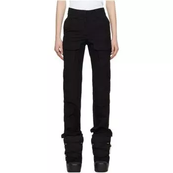 Givenchy Брюки-карго Boot Cut с множеством карманов, черные