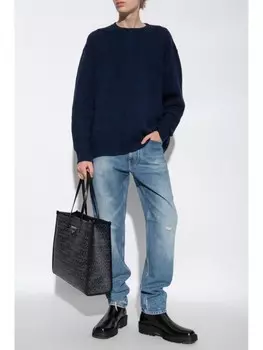 Givenchy джемпер с монограммой, синий