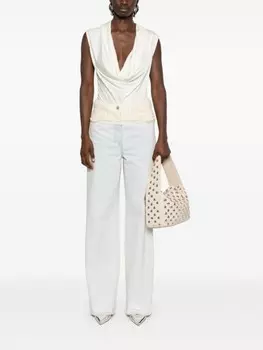 Givenchy джинсы с пуговицами 4G Liquid, синий