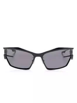 Givenchy Eyewear солнцезащитные очки-маска, черный