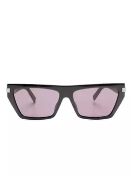 Givenchy Eyewear солнцезащитные очки-пилоты с логотипом 4G, черный