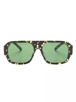 Givenchy Eyewear солнцезащитные очки в оправе черепаховой расцветки, коричневый