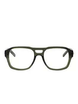 Givenchy Eyewear square-frame очки, зеленый