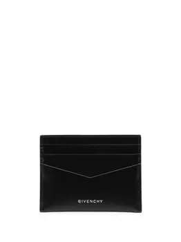 Givenchy фактурный кошелек с логотипом, черный