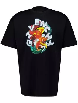 Givenchy футболка Psychedelic, черный