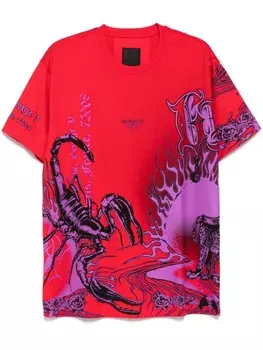 Givenchy футболка с графичным принтом